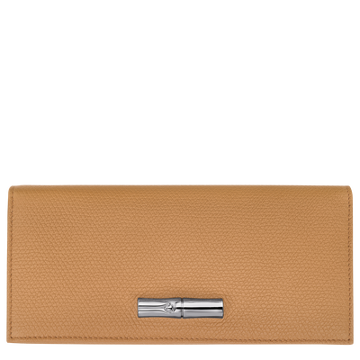 Le Roseau Long continental wallet , Walnut - Leather