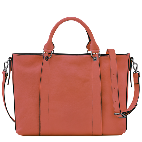 Handtasche L Longchamp 3D , Leder - Ockerbraun - Ansicht 4 von 5