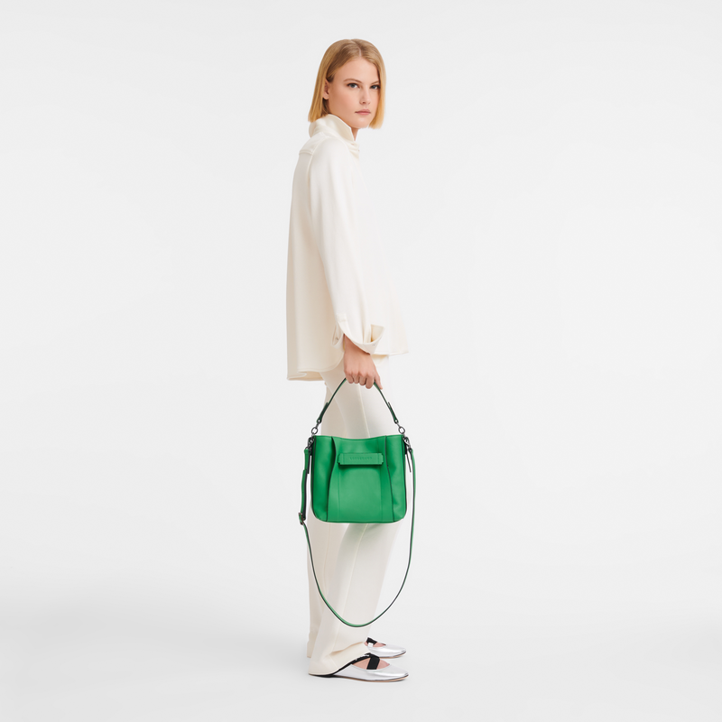 Longchamp 3D S Crossbody bag , Green - Leather  - View 2 of  5