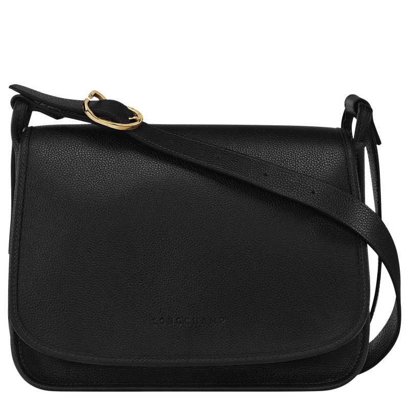 Le Foulonn M Crossbody bag Black Leather Longchamp GB