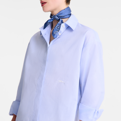 null Camisa, Azul Claro