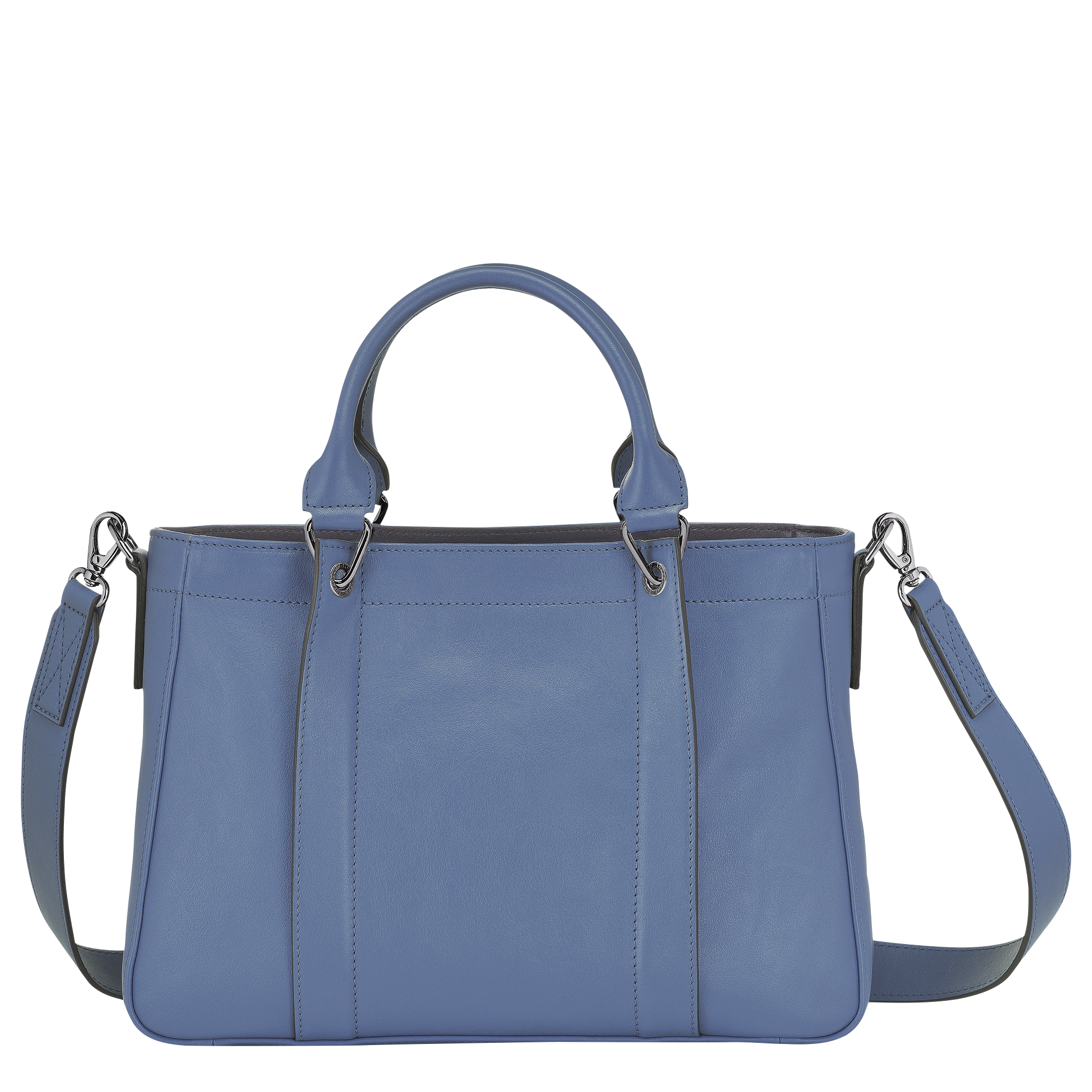 blue top handle bag