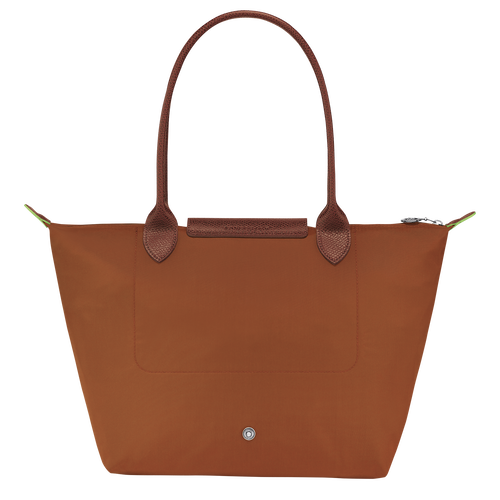 Le Pliage Green M Tote bag , Cognac - Recycled canvas - View 4 of 7