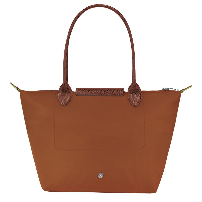 Le Pliage Green Schoudertas M , Cognac - Gerecycled canvas  - Weergave 4 van  7