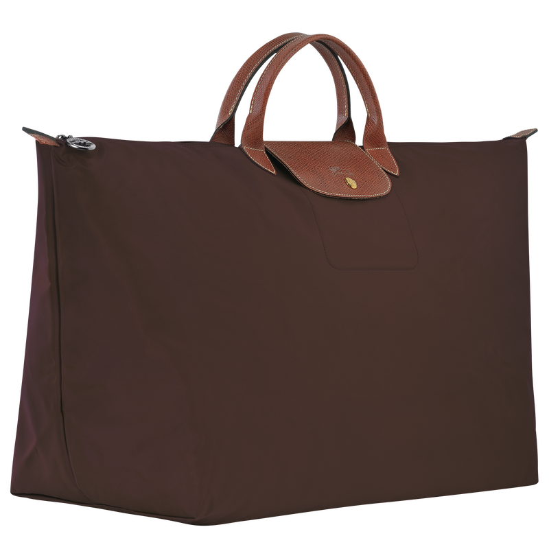 Le Pliage Original M Travel bag , Ebony - Recycled canvas  - View 3 of  5