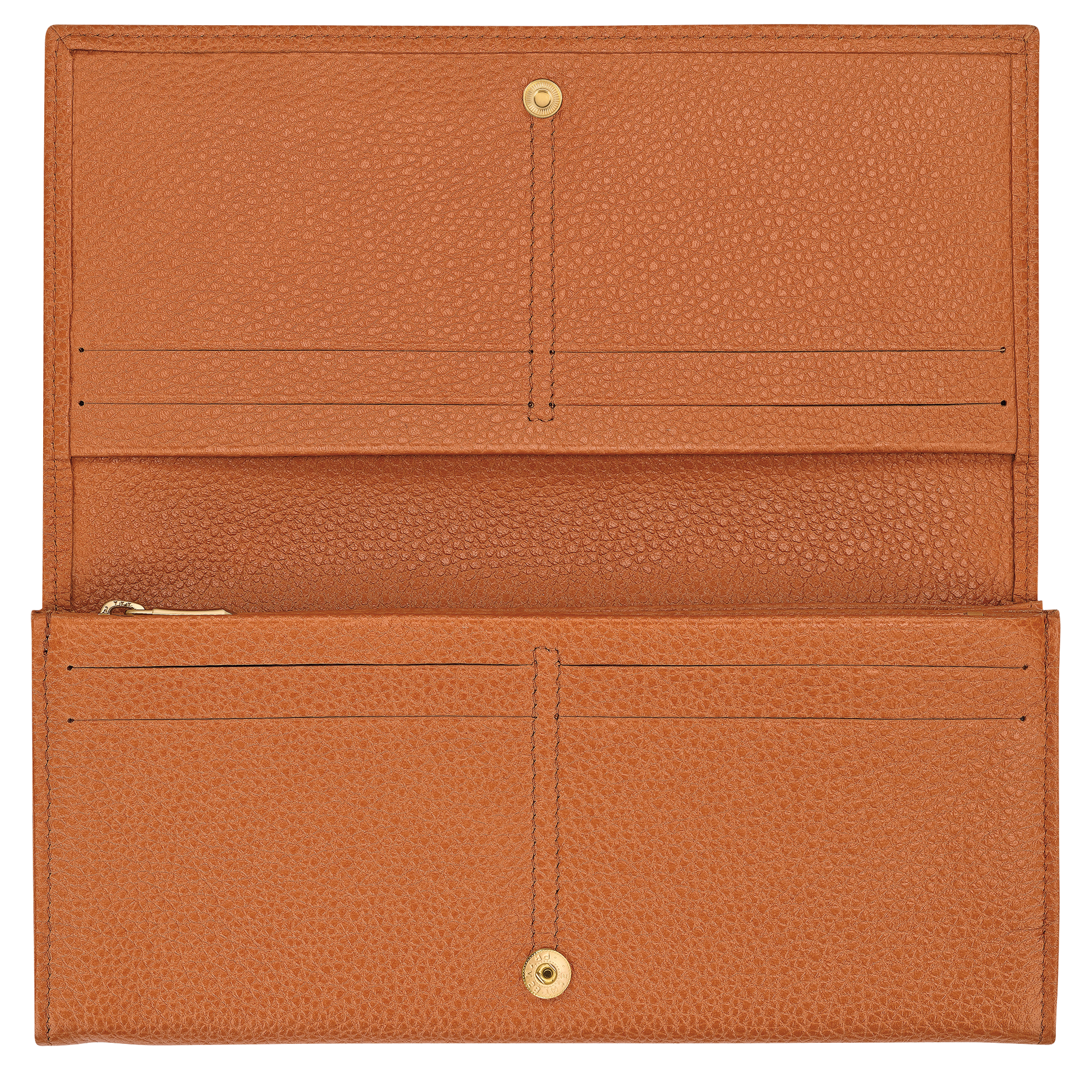 Le Foulonn&eacute; Lange Geldb&ouml;rse mit &Uuml;berschlag, Bernstein