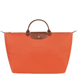 Le Pliage Original 旅行袋 S , 橙色 - 再生帆布