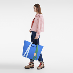 Le Pliage Re-Play Bolso con asa superior XL, Azul
