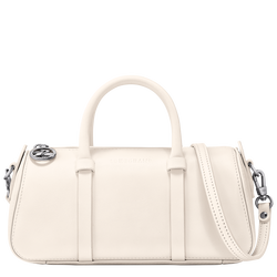 Daylong S Handbag , Ecru - Leather