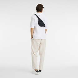Longchamp 3D 腰包 , 深藍色 - 皮革
