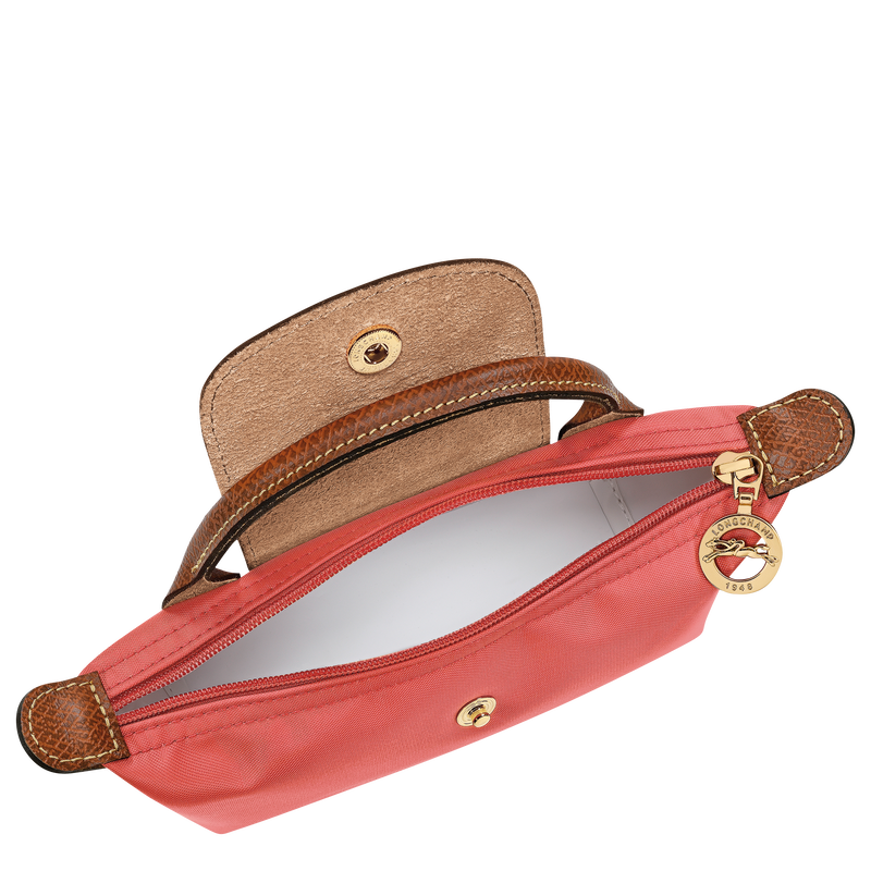 ル プリアージュ&reg; オリジナル ハンドル付きポーチ , ストロベリー - リサイクルキャンバス  - ビュー 4: 5