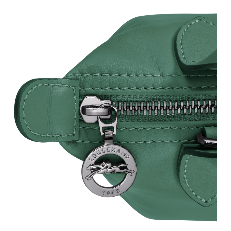 Le Pliage Xtra XS Handbag , Sage - Leather  - View 5 of  5