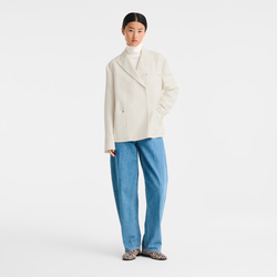 Jacket , Ivory - Crepe