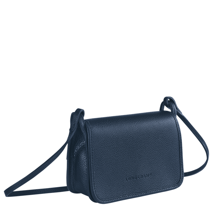 Le Foulonné Wallet on chain, Navy