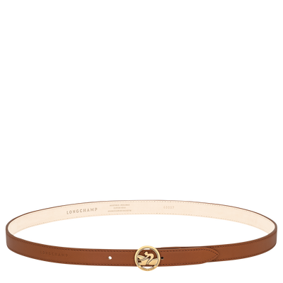 アーカイブバックル レディースベルト , コニャック - レザー