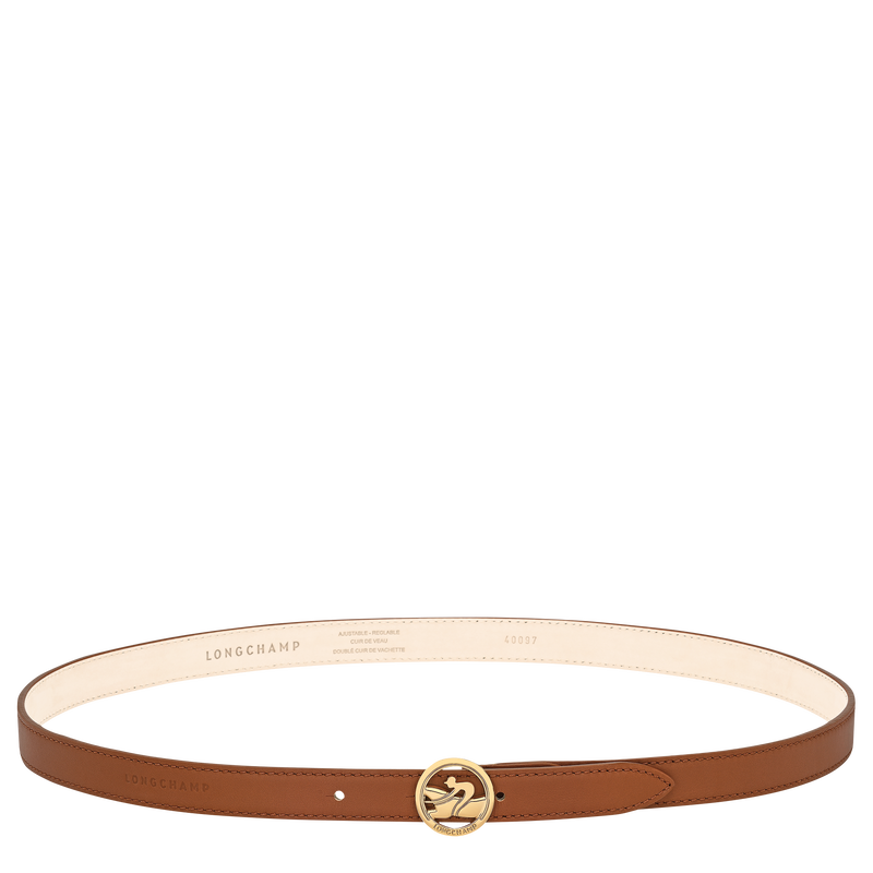 アーカイブバックル レディースベルト , コニャック - レザー  - ビュー 1: 3