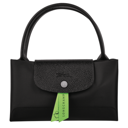 Le Pliage Green M Handbag , Black - Recycled canvas - View 6 of 6