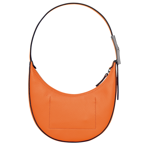 Le Roseau Essential 半月形單肩包 S , 橙色 - 皮革 - 查看 4 6