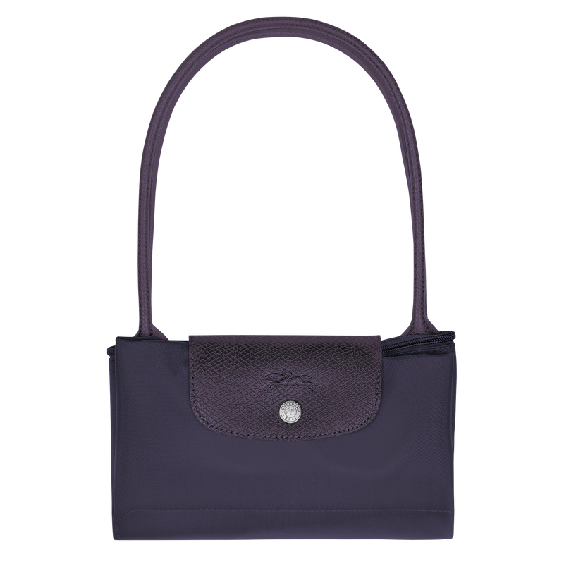 Le Pliage Green M Tote bag , Bilberry - Recycled canvas  - View 5 of  5