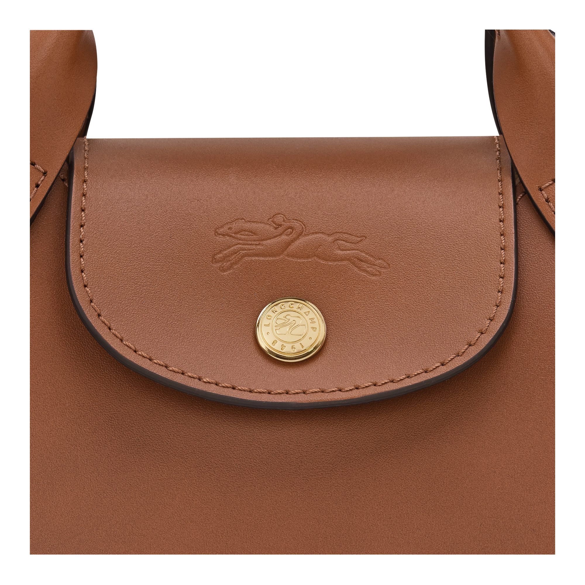 Tote bag XS, Cognac - View 3 of
3 - zoom in Épure Tote bag XS, Cognac