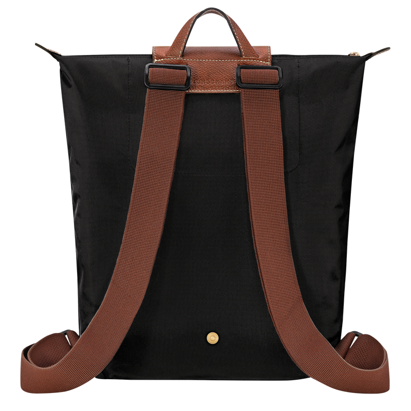 Sac &agrave; dos M Le Pliage Original , Toile recycl&eacute;e - Noir  - Vue 4 de 7