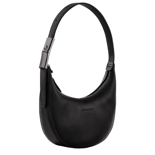 Le Roseau Essential S Hobo bag , Black - Leather - View 3 of  6