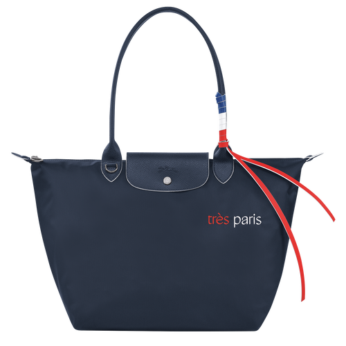 Le Pliage Très Paris Shopping bag L, Navy