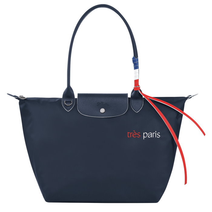 Le Pliage Très Paris Shopping bag L, Navy