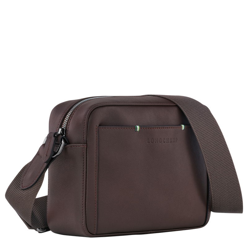 Camera bag Longchamp sur Seine , Cuir - Moka  - Vue 3 de 5