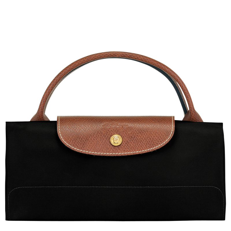 Le Pliage Original M Travel bag , Black - Recycled canvas  - View 6 of 6