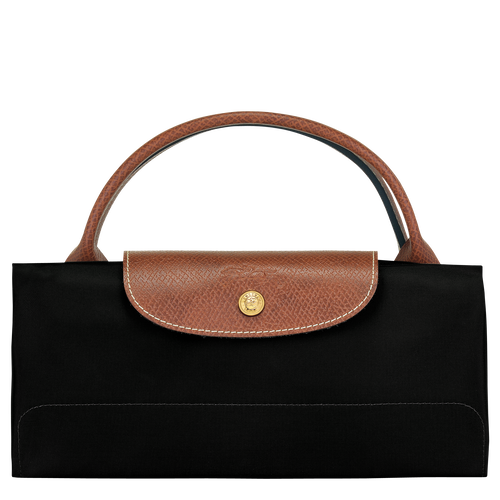 Le Pliage Original M Travel bag , Black - Recycled canvas - View 5 of  5