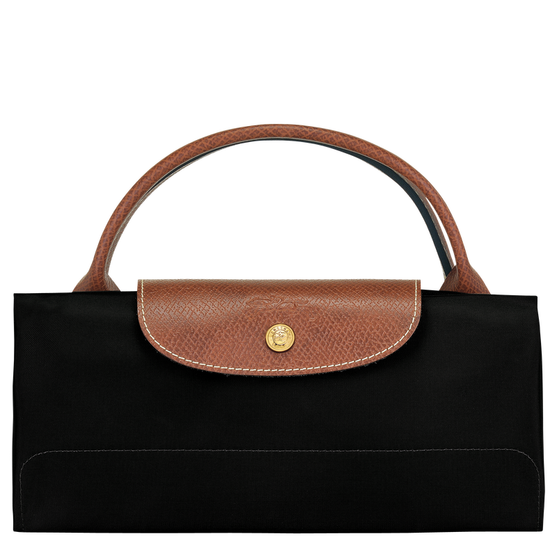 Le Pliage Original M Travel bag , Black - Recycled canvas  - View 5 of  5