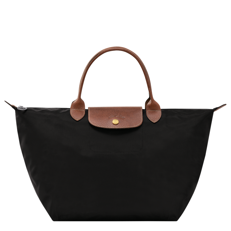 Le Pliage Original M Handbag Black - Recycled canvas | Longchamp US