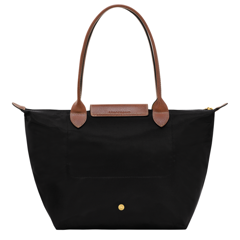 Le Pliage Original M Tote bag , Black - Recycled canvas  - View 4 of  6
