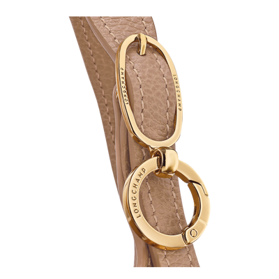 Le Foulonné Handbag S, Biscuit