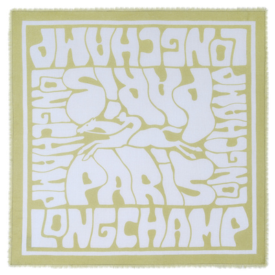 &Eacute;tole Wavy Summer , Cachemire - Pistache