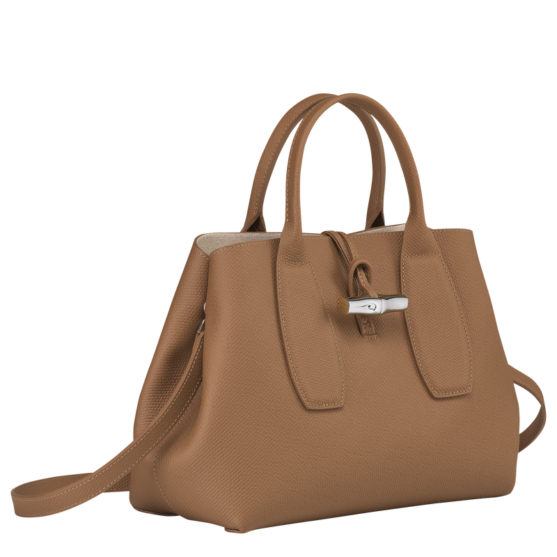 Le Roseau M Handbag , Natural - Leather  - View 3 of  7