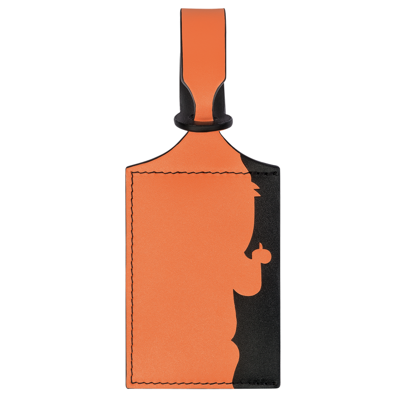 Etichetta per bagaglio LGP Travel , Pelle - Arancio  - View 1 of  2