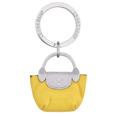 Le Pliage Xtra Key rings , Yellow - Leather - View 1 of 1