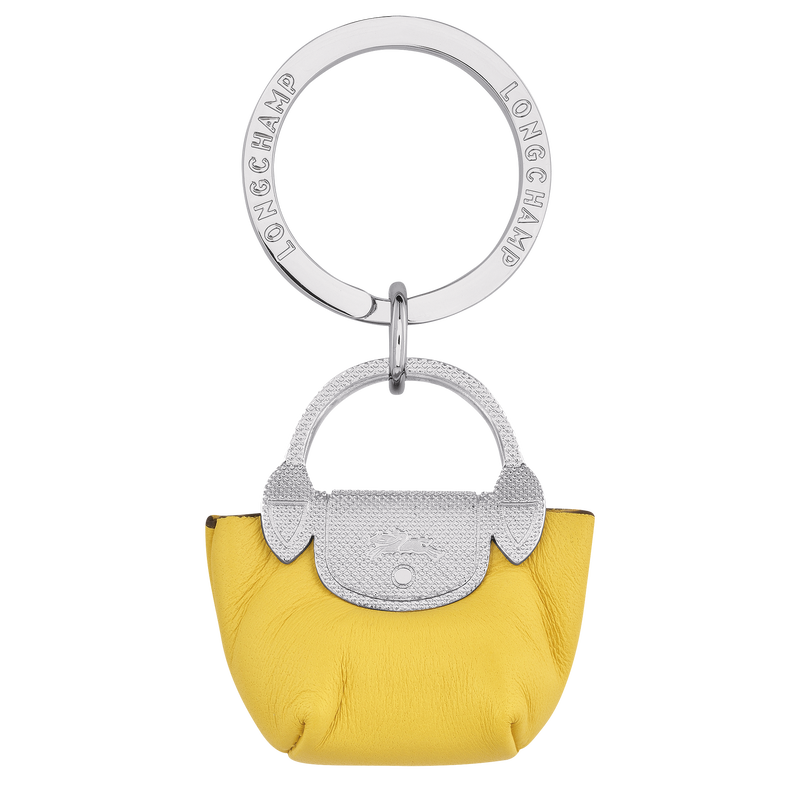 Le Pliage Xtra Key rings , Yellow - Leather  - View 1 of 1