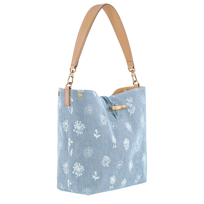 Le Roseau Bolso Hobo M, Azul Claro