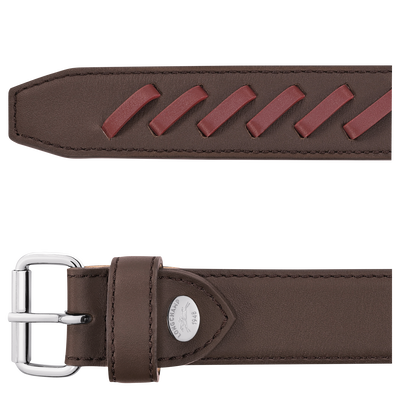 Utility Ladies' belt, Mocha/Burgundy