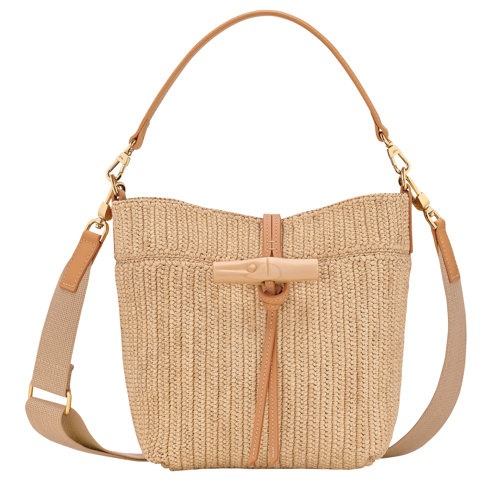 Le Roseau XS Bucket bag Vegetal - Canvas | Longchamp AZ Le Roseau XS Bucket bag Vegetal - Canvas | Longchamp AZ