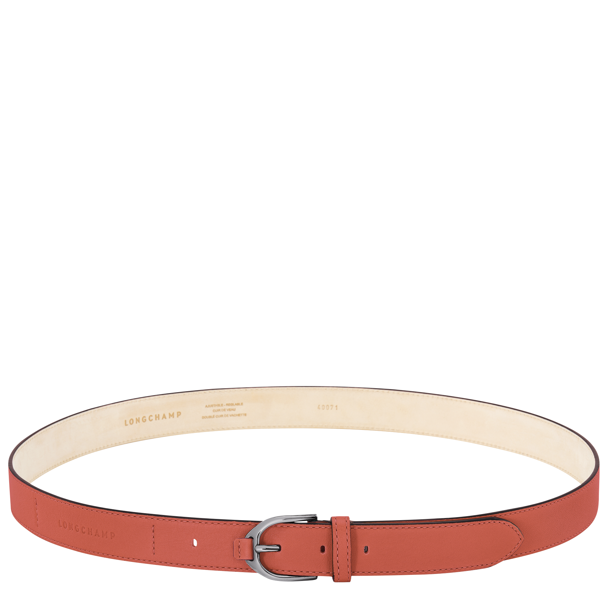 Longchamp 3D Ladies' belt, Sienna