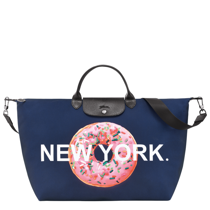 Le Pliage Du Monde L Travel bag , Midnight Blue - Canvas  - View 1 of 1