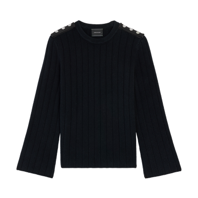 Sweater , Black - Knit