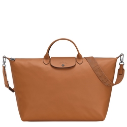 Le Pliage Xtra L Travel bag , Cashew - Leather