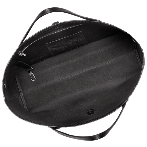 Roseau Essential L Tote bag , Black - Leather - View 5 of  5