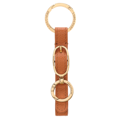 Le Foulonn&eacute; Key ring , Amber - Leather