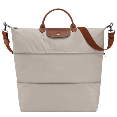 Le Pliage Original Travel bag expandable , Pebble - Recycled canvas